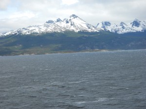 The skies began to clear upon our return to the Strait of Magellan later that day.