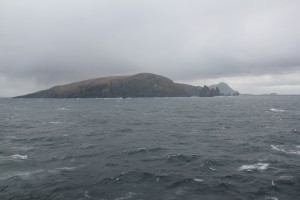 View of Cape Horn from the rear of the ship.