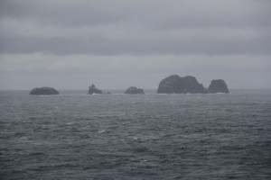 Rocky islands at Cape Horn.
